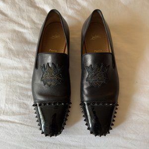 CHRISTIAN LOUBOUTIN Dandy Spikes Loafers Men"s 11 US / 10 UK / 44 EUR